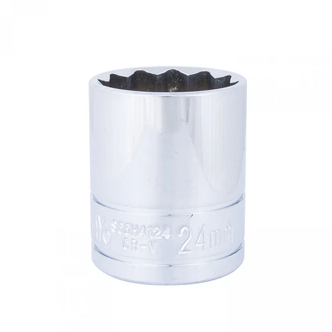 Dado cuadrante 1/2" poligonal 24mm Jonnesway S66H4124