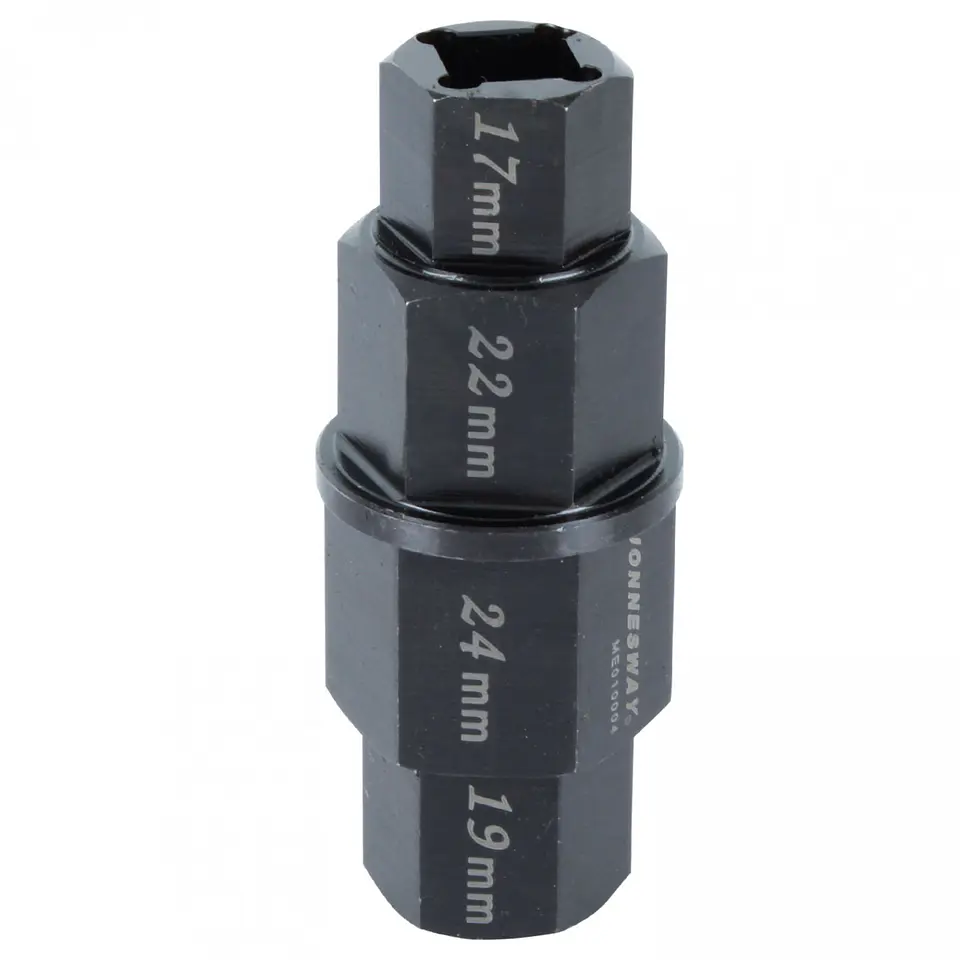 Dado hexagonal 4 en 1 Jonnesway ME010004, 17, 19, 22 y 24 mm 2