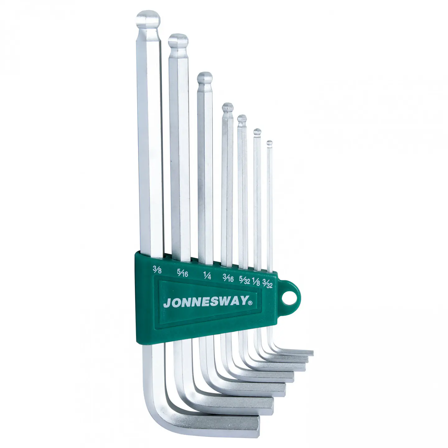 Juego de llaves hexagonales punta bola 7 pcs Jonnesway H05SM207S 1