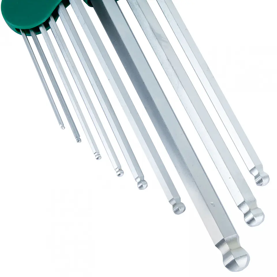 Juego de llaves hexagonales punta bola 9 pcs Jonnesway H06SM109S 3