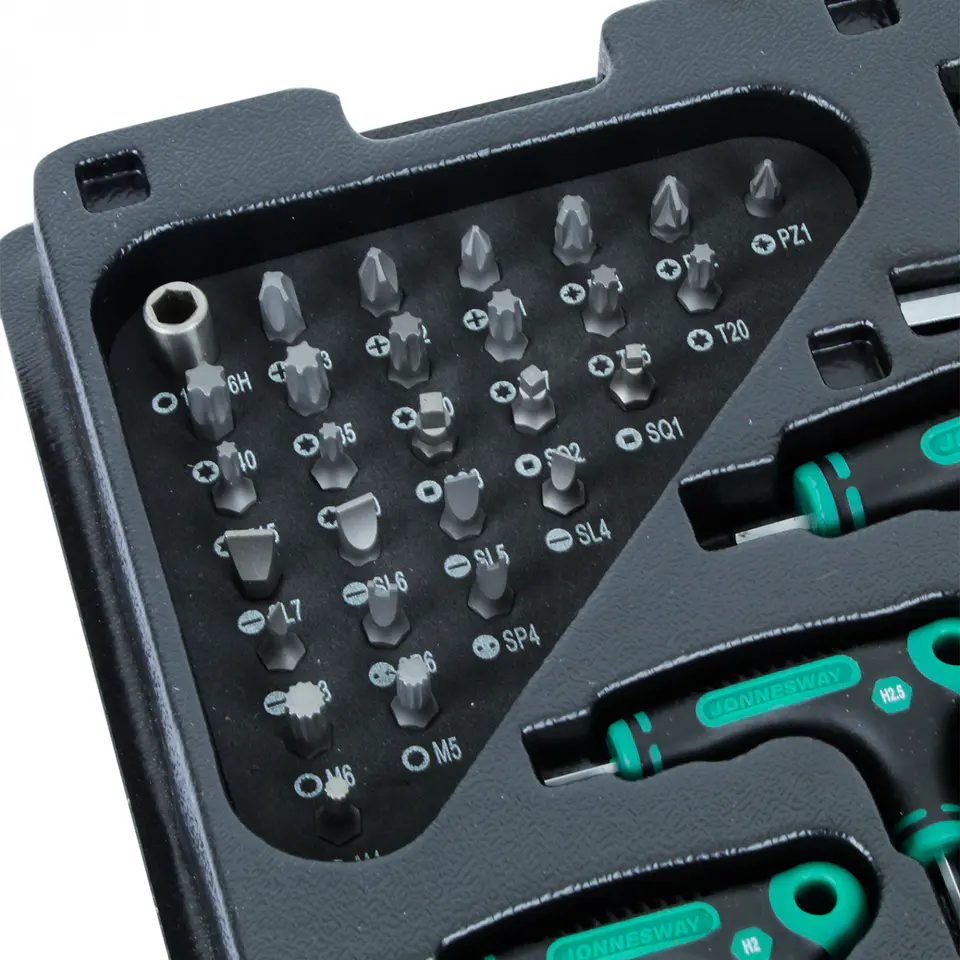 Juego de llaves hexagonales punta bola 9 pcs Jonnesway H20MB1037S 3