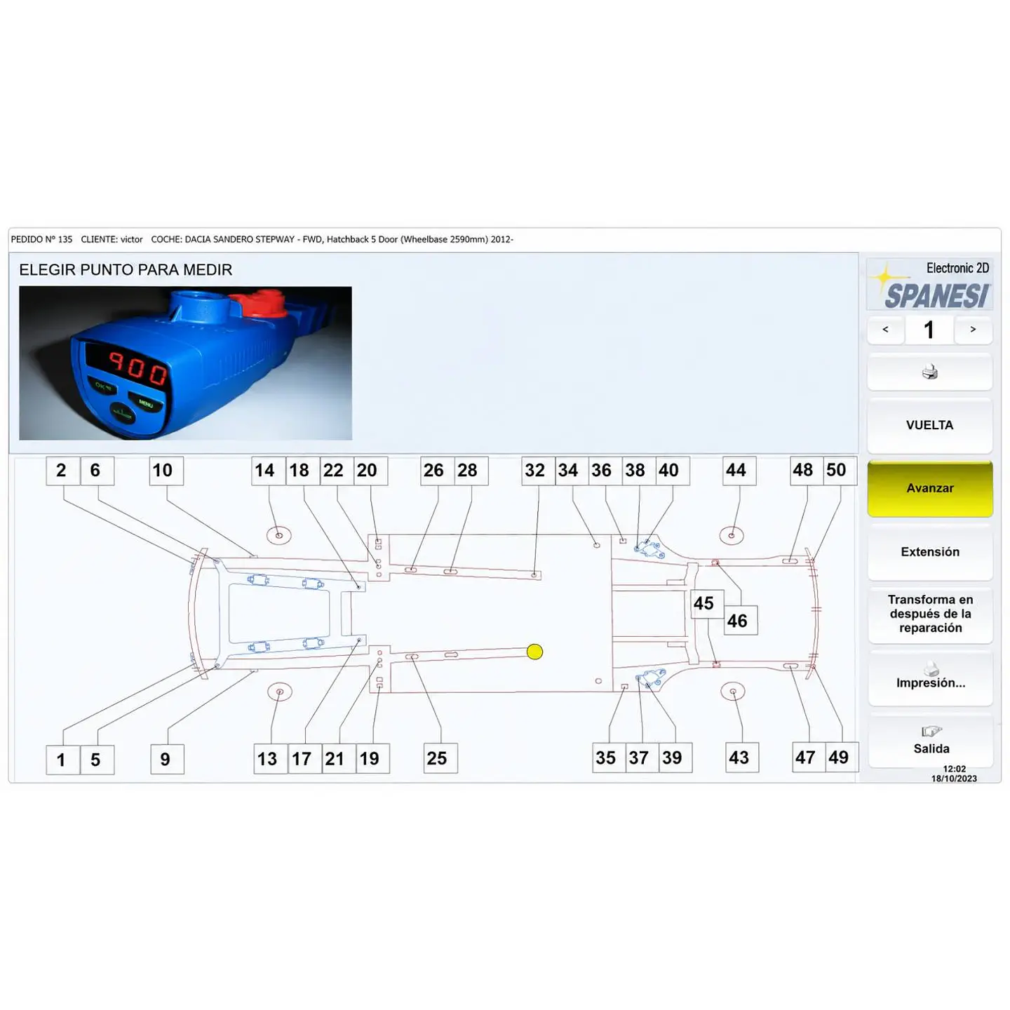 Medidor electrónico digital Martech Car SP100705 2