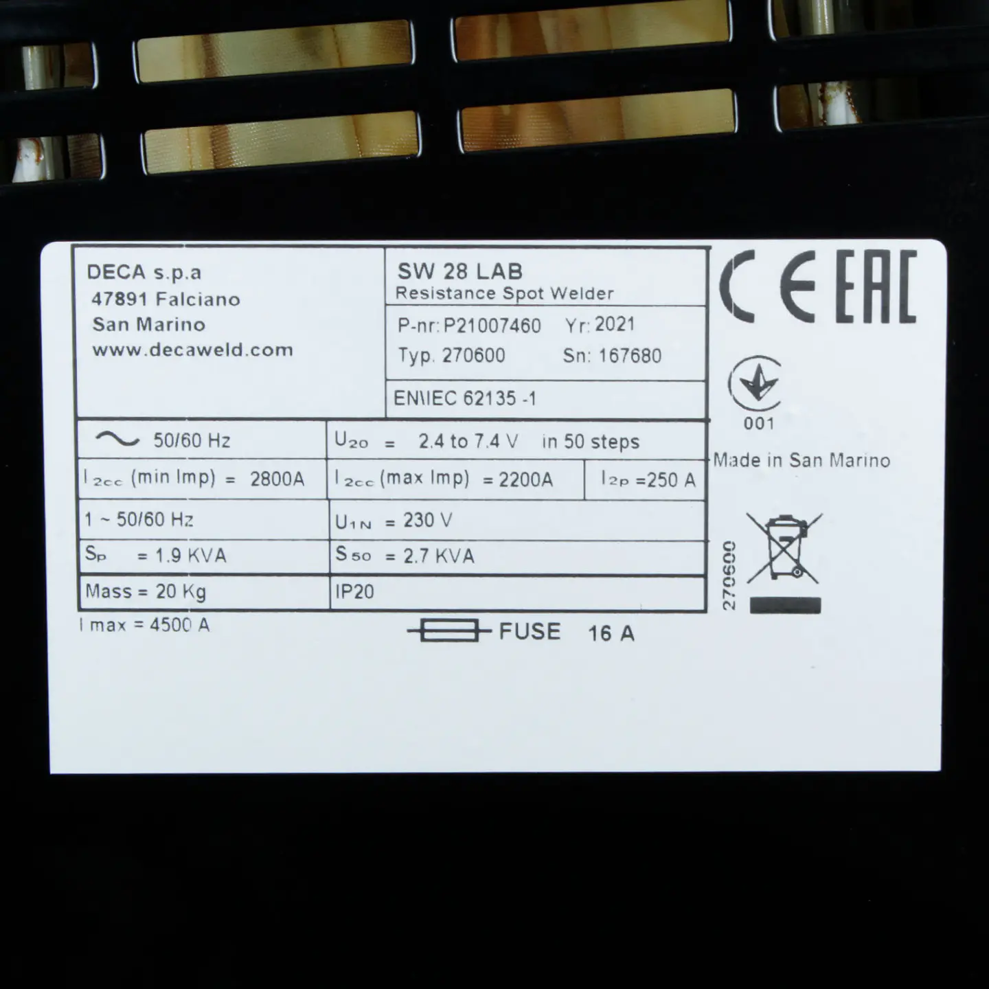 Desabollador mini spotter Deca SW 28 13