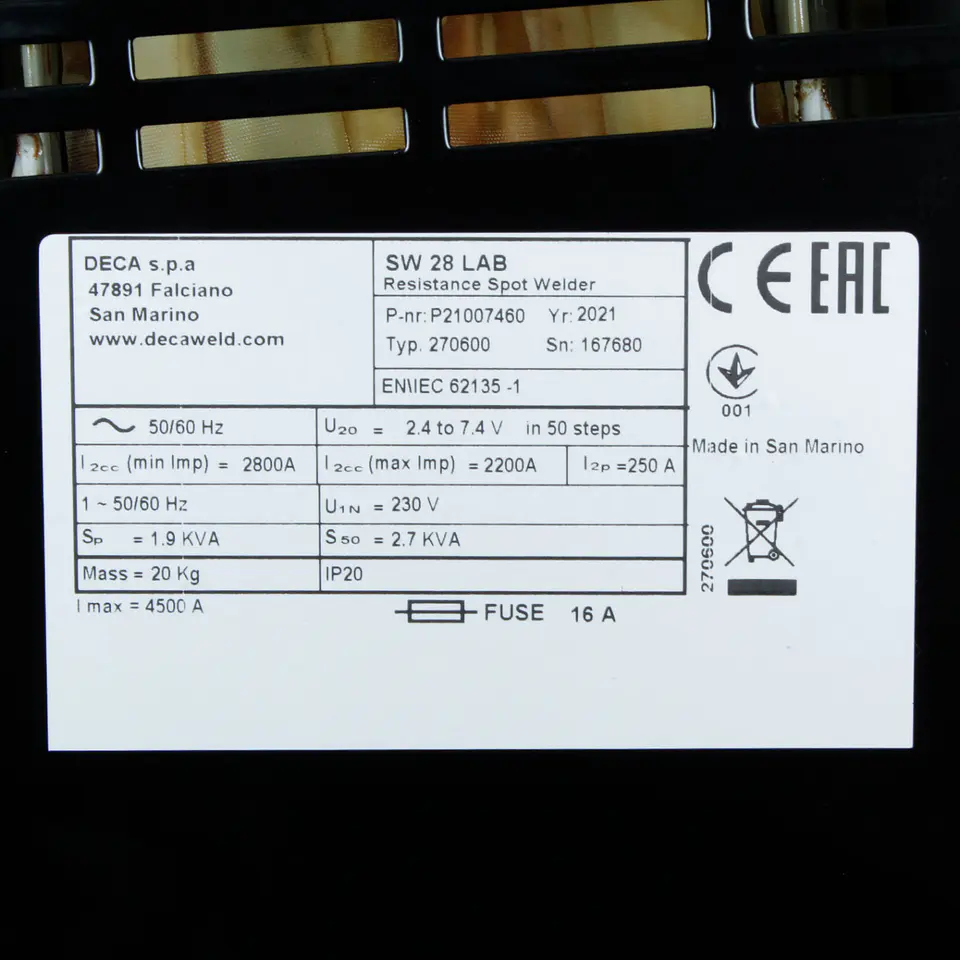 Desabollador mini spotter Deca SW 28 13