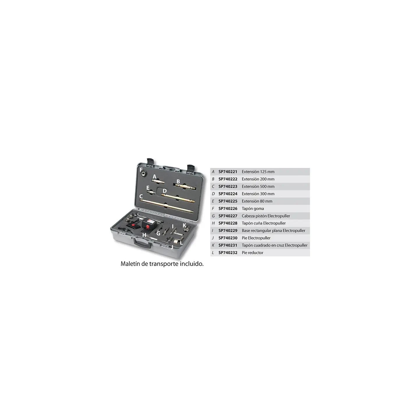 Electropuller Martech Car SP740001, 5 toneladas 2