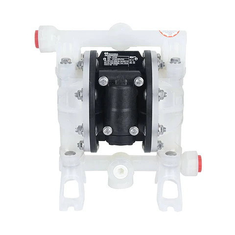 Bomba neumática de doble membrana Samoa UP05B-BPS-PHC, 1/2 pulgada