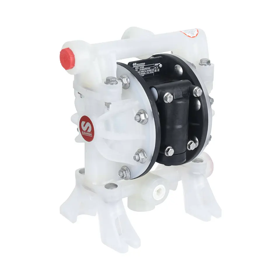 Bomba neumática de doble membrana Samoa UP05B-BPS-PHC, 1/2 pulgada 3