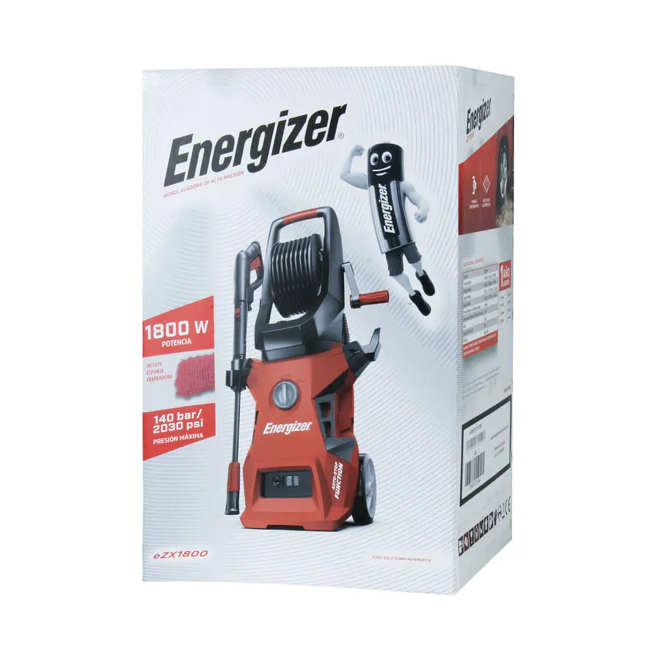 Hidrolavadora Energizer EZX1800 140 bar 1800 W 127 V 13