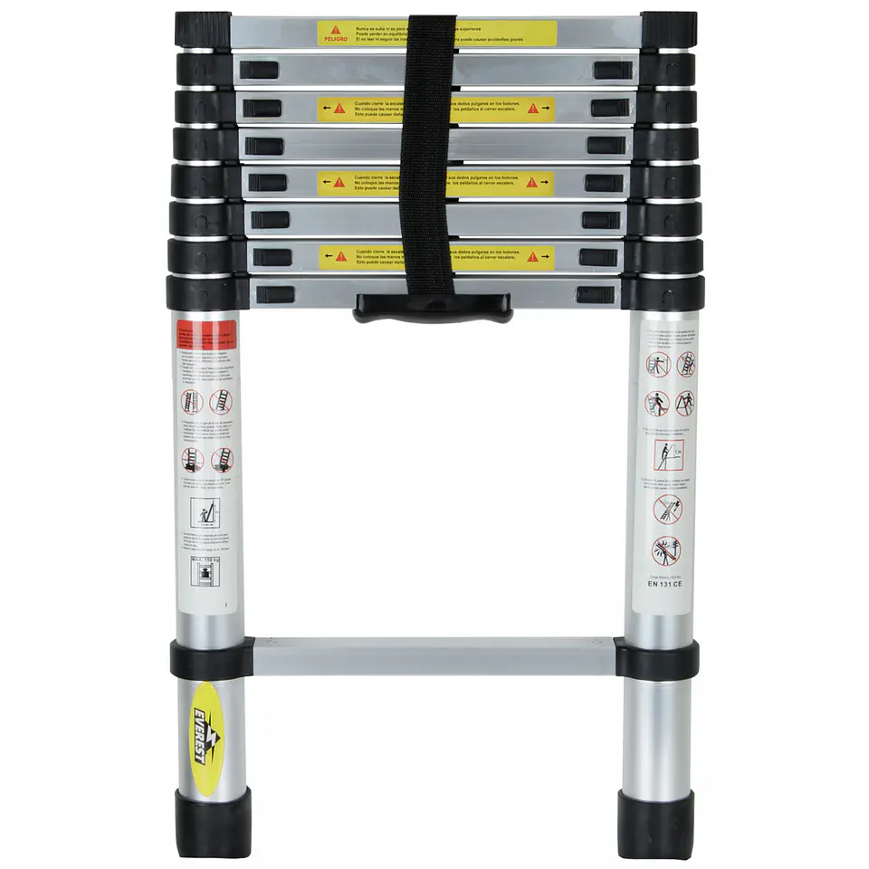 Escala telescopica 9 peldanos 2,6 mt JK-1002A Everest 1