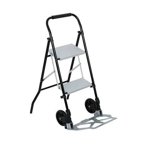 Escalera 3 peldaños y carro 2 en 1 JK-902B Everest