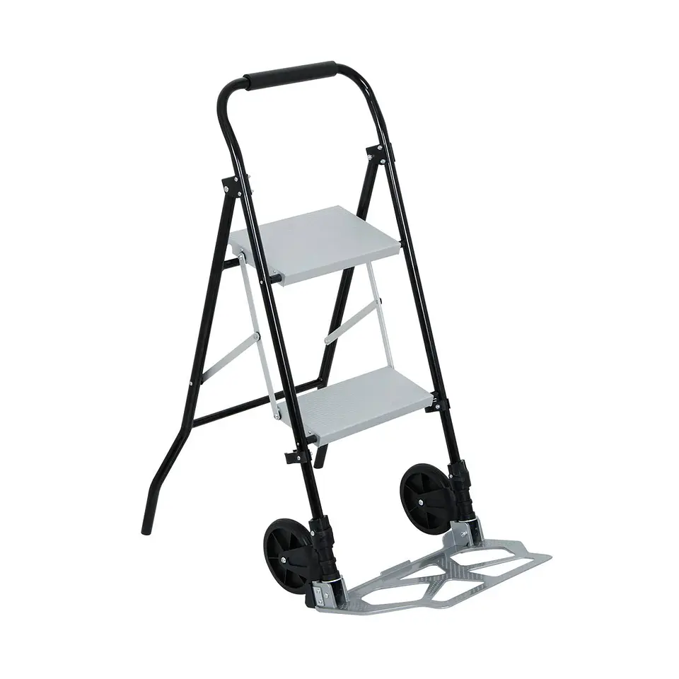 Escalera 3 peldaños y carro 2 en 1 JK-902B Everest 1