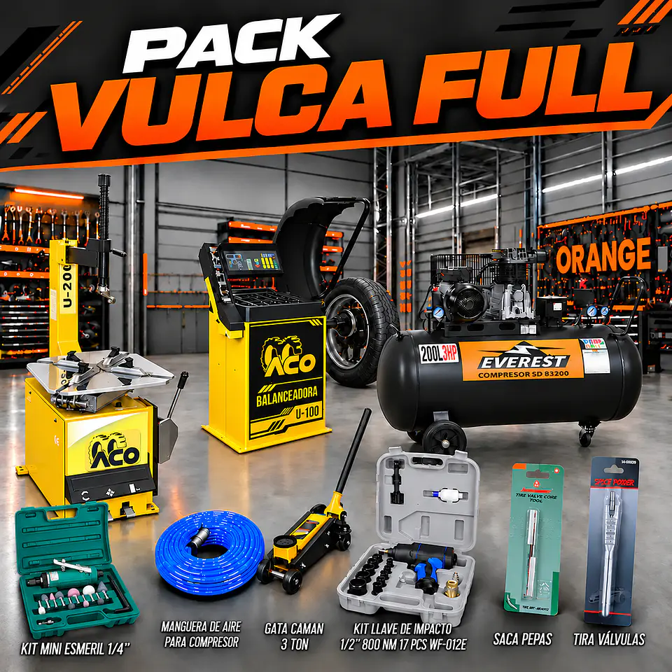 Pack VULCA full – equipamiento completo para vulcanización 1