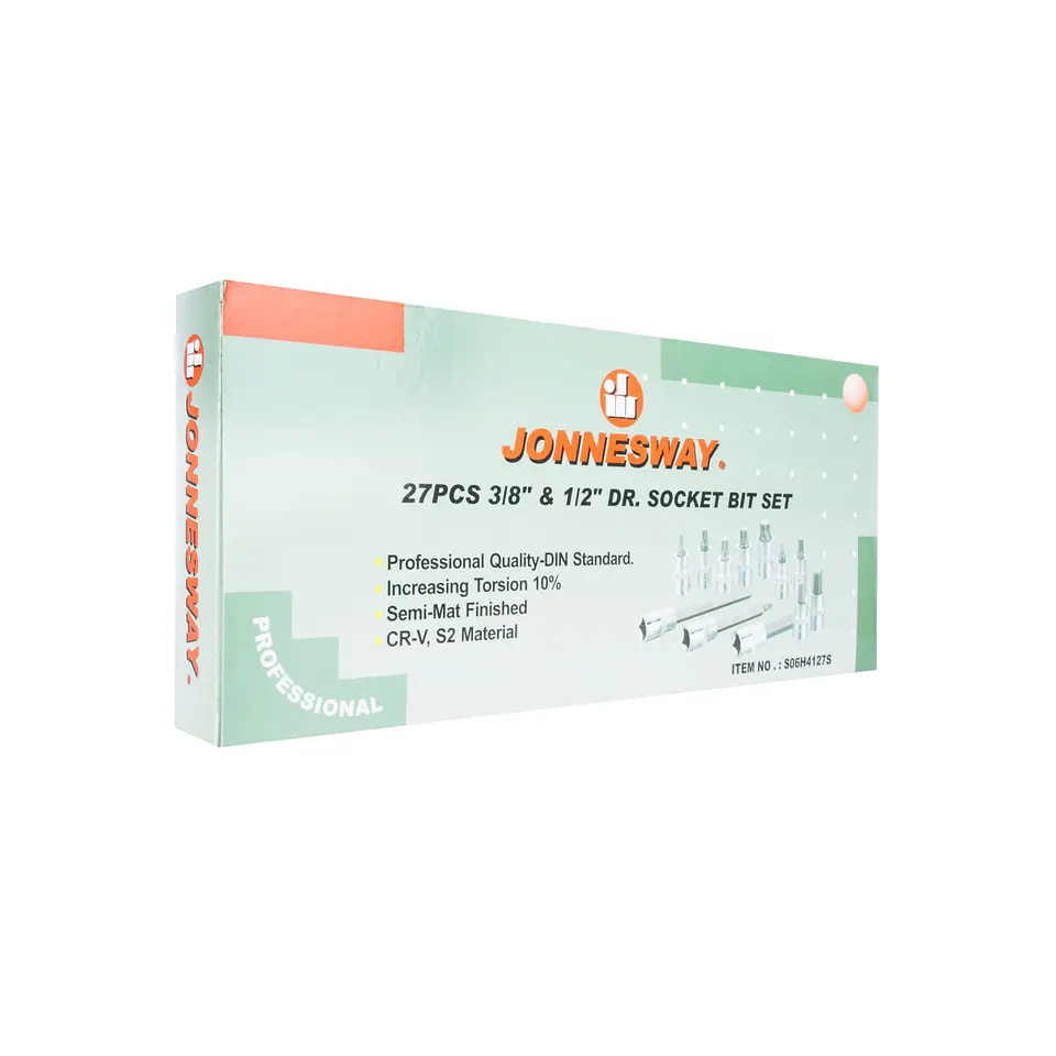 Juego de dados y puntas Jonnesway S06H4127S – 27 piezas 2