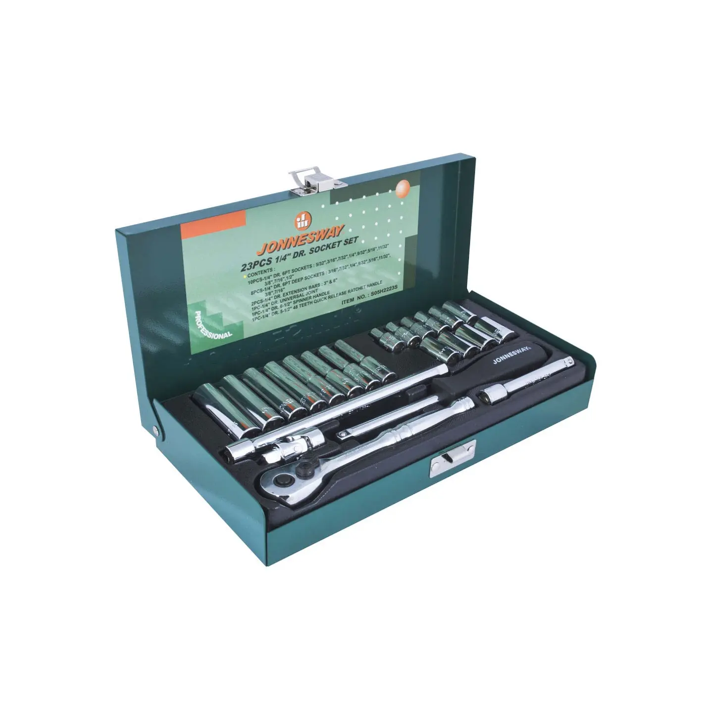 Juego de dados Jonnesway S05H2223S – 1/4