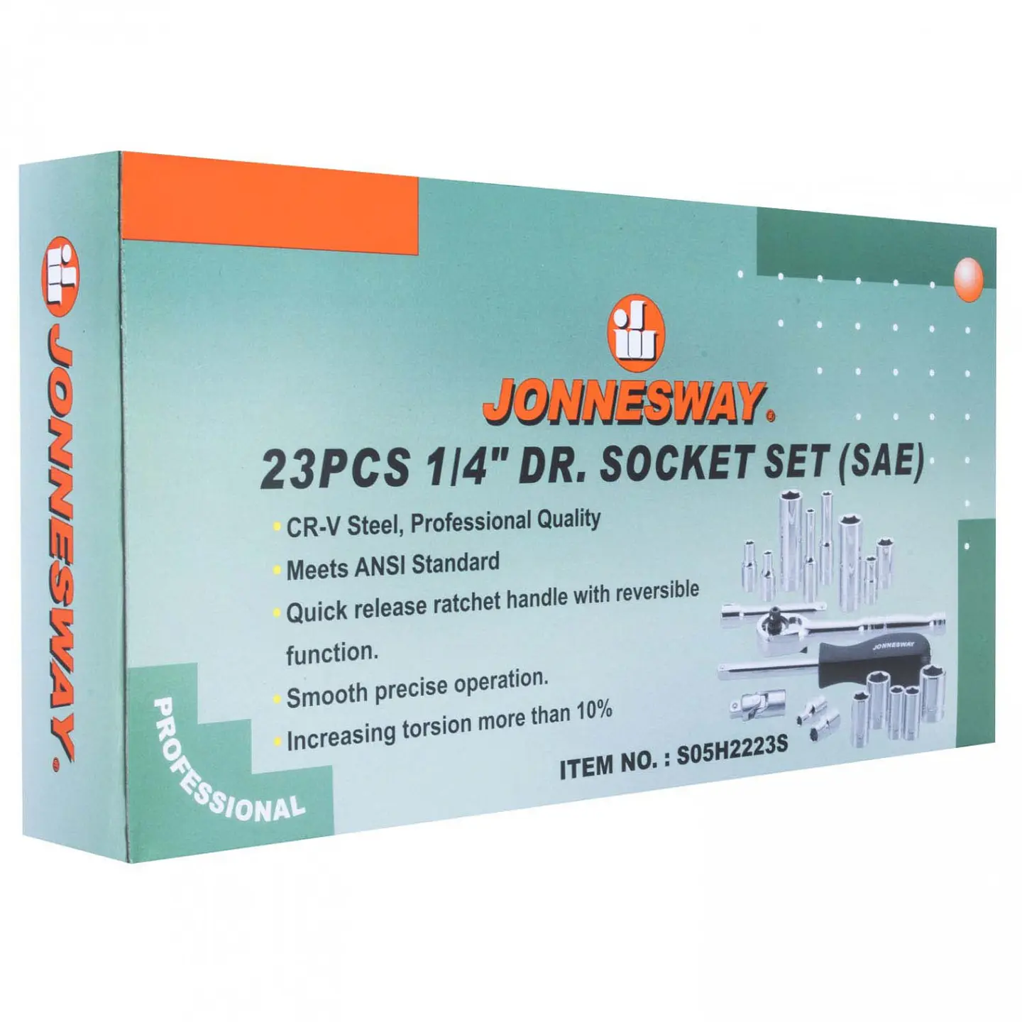 Juego de dados Jonnesway S05H2223S – 1/4