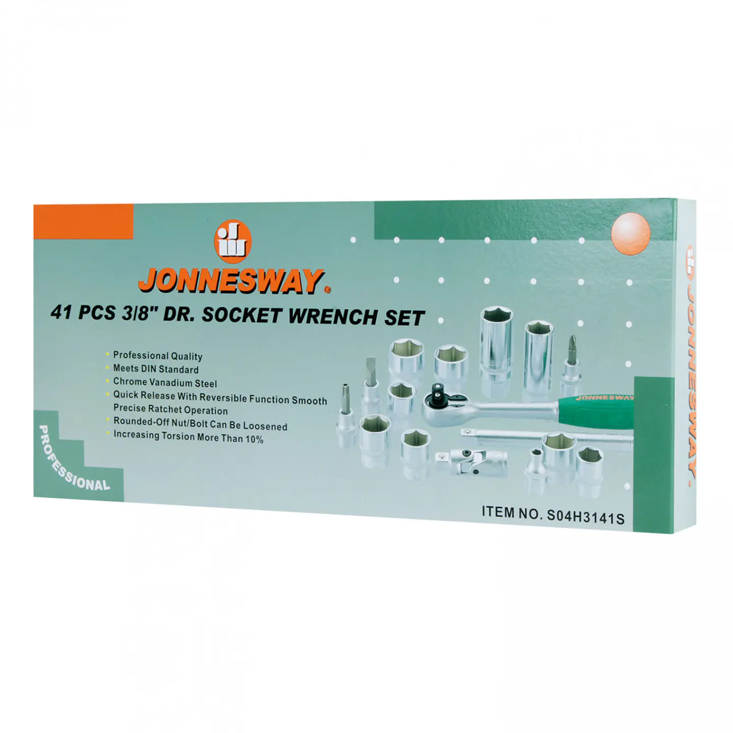 Juego de dados Jonnesway S04H3141S – 3/8