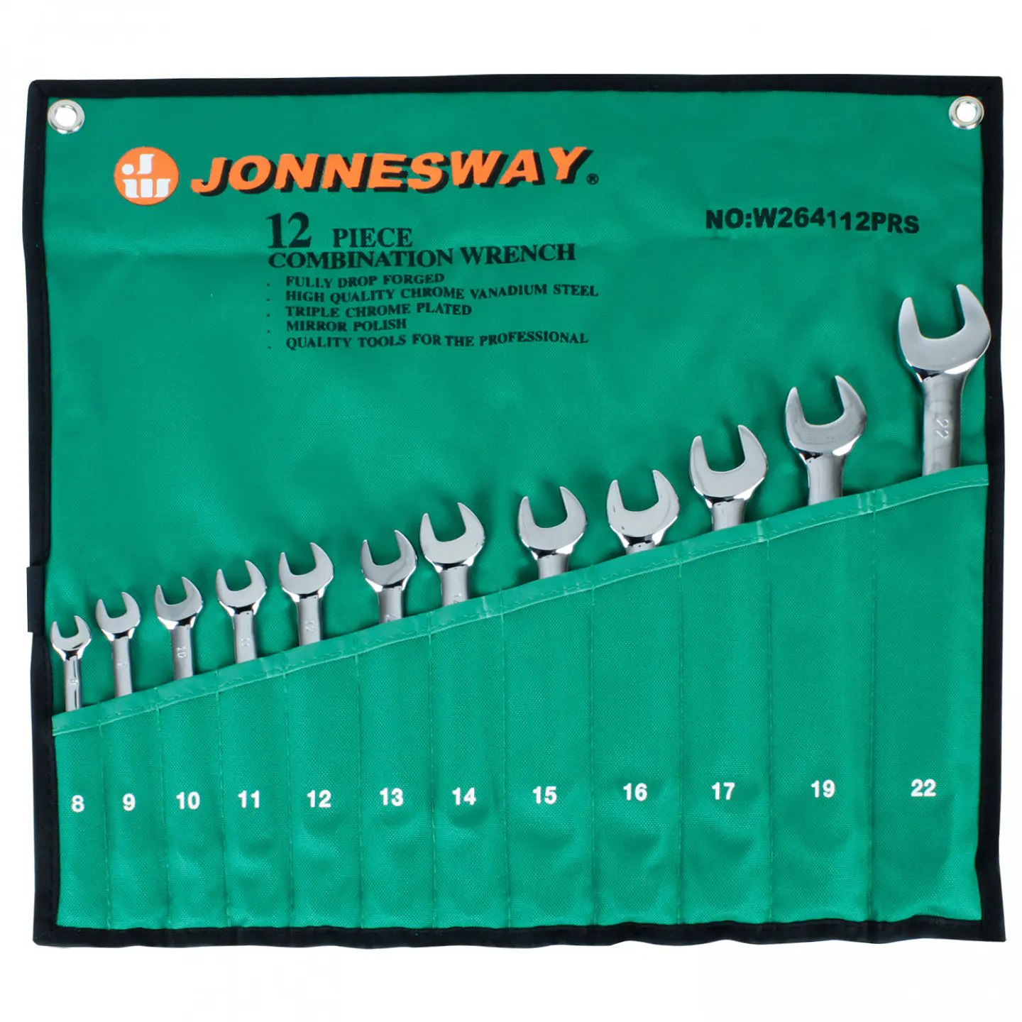 Juego de llaves punta corona largas Jonnesway W264112PRS – 12 piezas 1