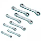 Juego de llaves chicharra Jonnesway W47108SP – 8 piezas - Miniatura 1