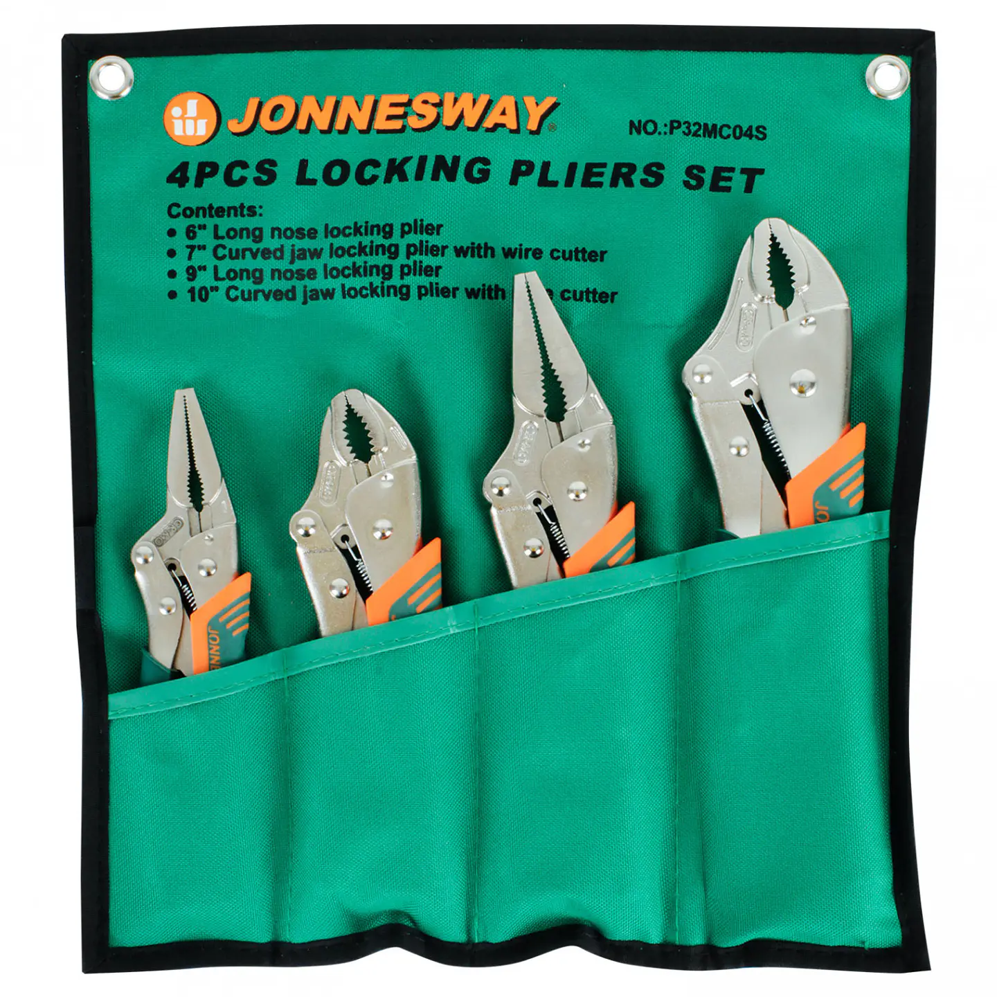 Juego de alicates caimán Jonnesway P32MC04S – 4 piezas 1
