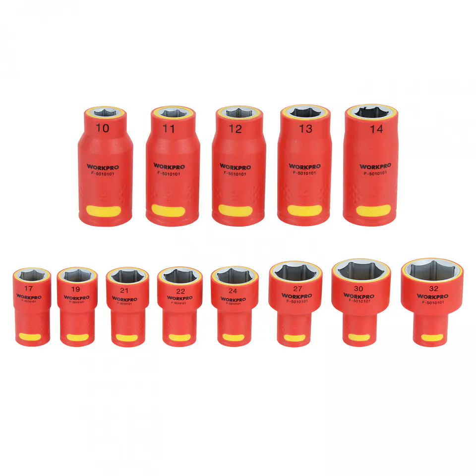 Juego de dados aislados WorkPro WP209110 – 1/2 pulgadas, 15 piezas 2