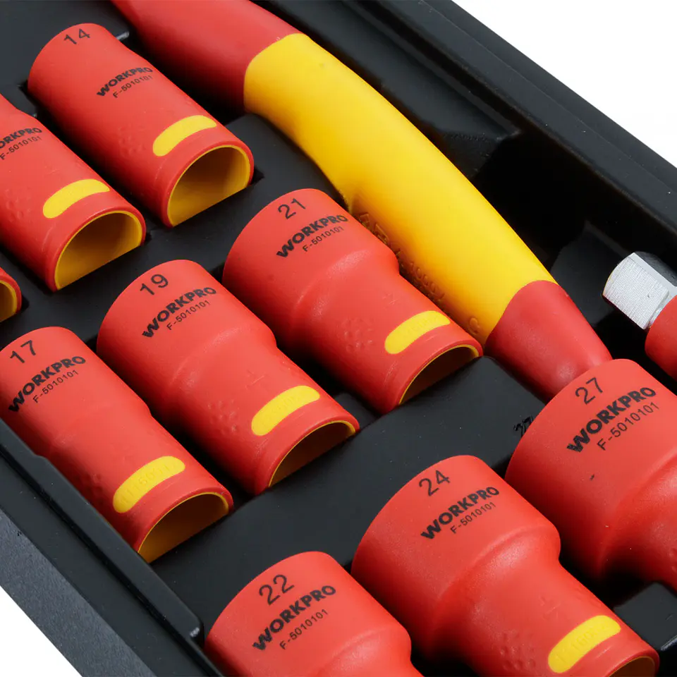 Juego de dados aislados WorkPro WP209110 – 1/2 pulgadas, 15 piezas 4