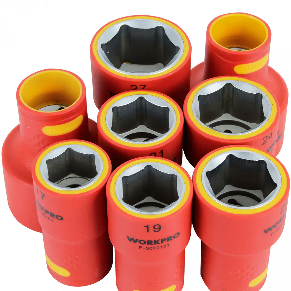 Juego de dados aislados WorkPro WP209110 – 1/2 pulgadas, 15 piezas 5