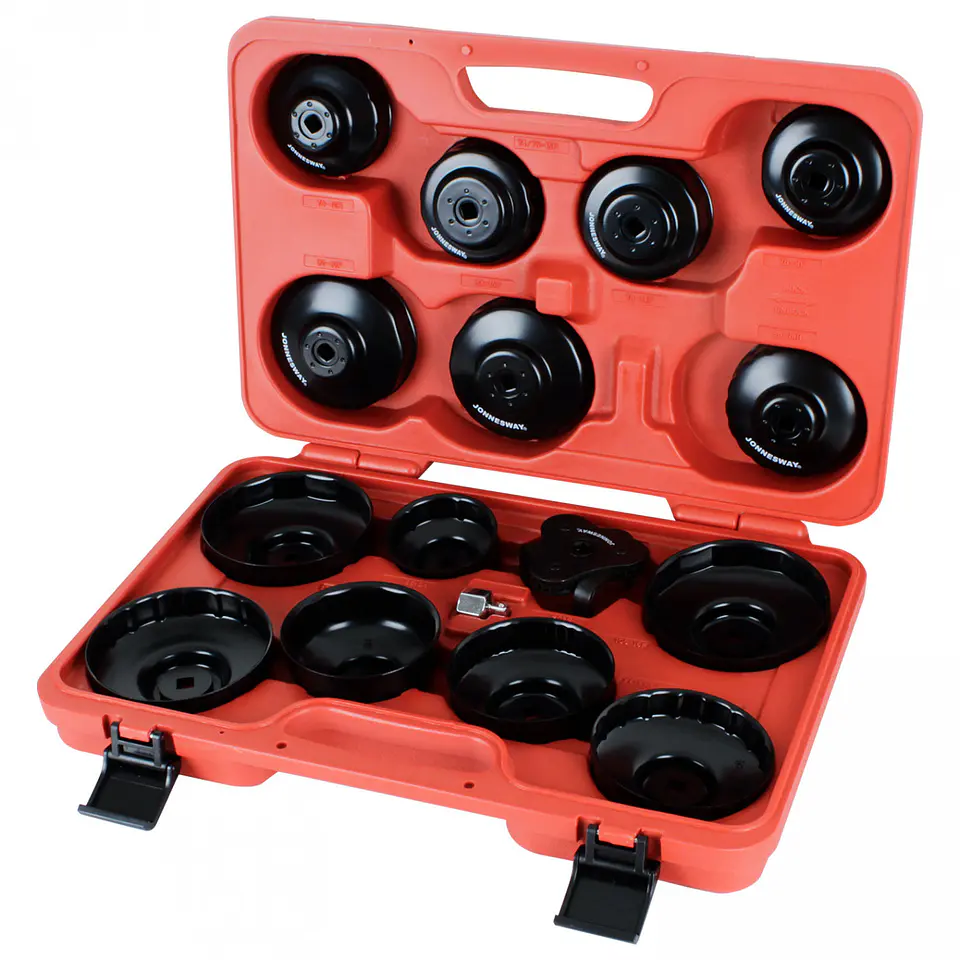 Juego de llaves saca filtros de aceite Jonnesway AI050004B – 16 piezas 1