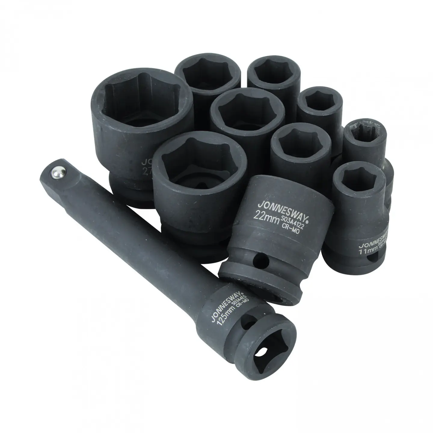 Kit de llave de impacto Jonnesway JAI1044LK – cuadrante 1/2 pulgada 7
