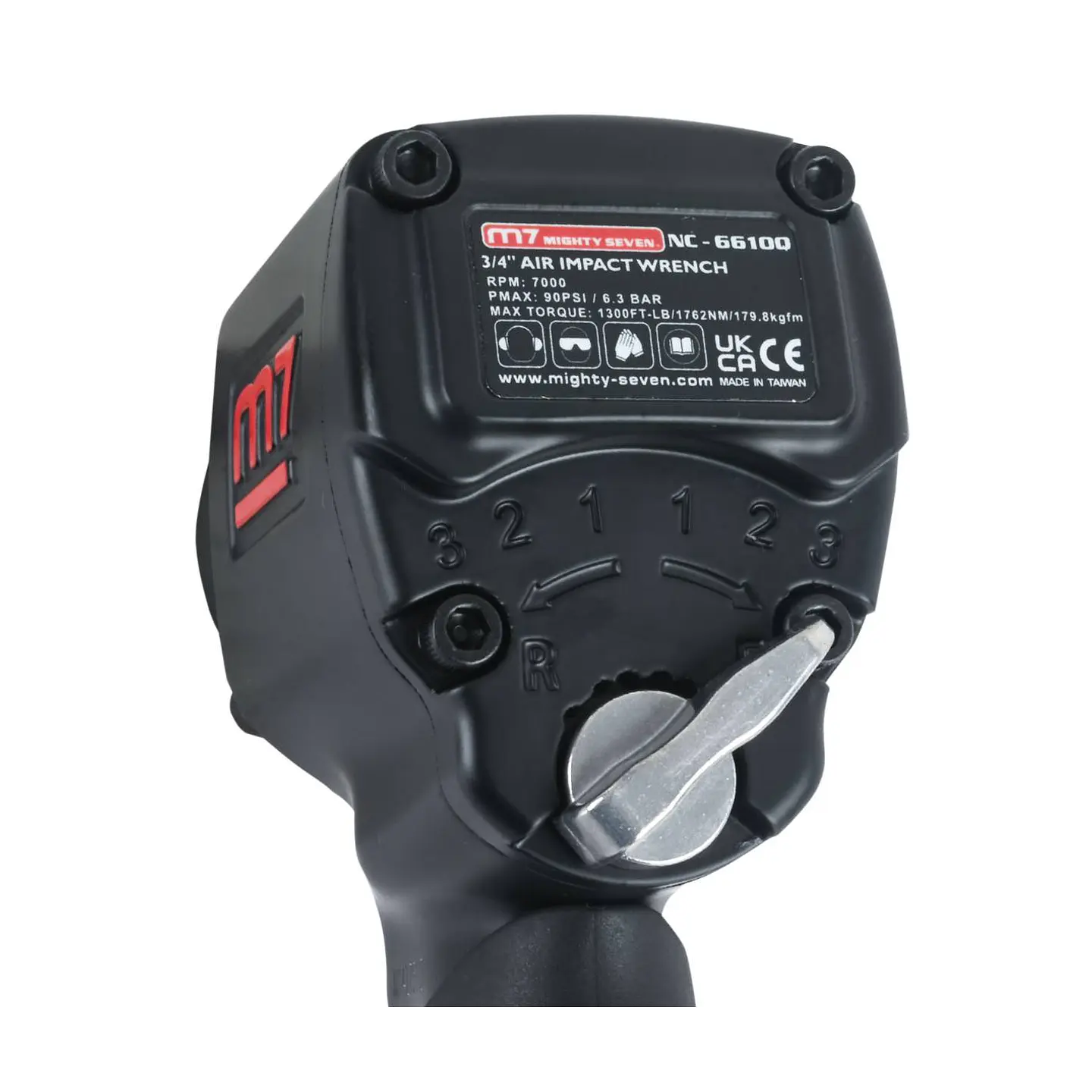 Llave de impacto M7 NC-6610Q – 3/4 pulgada, 1762 Nm 7