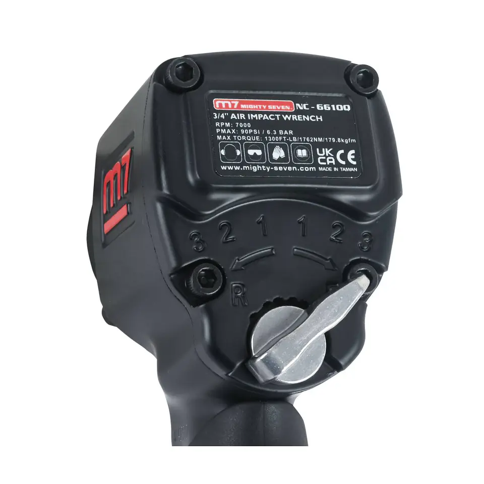 Llave de impacto M7 NC-6610Q – 3/4 pulgada, 1762 Nm 7