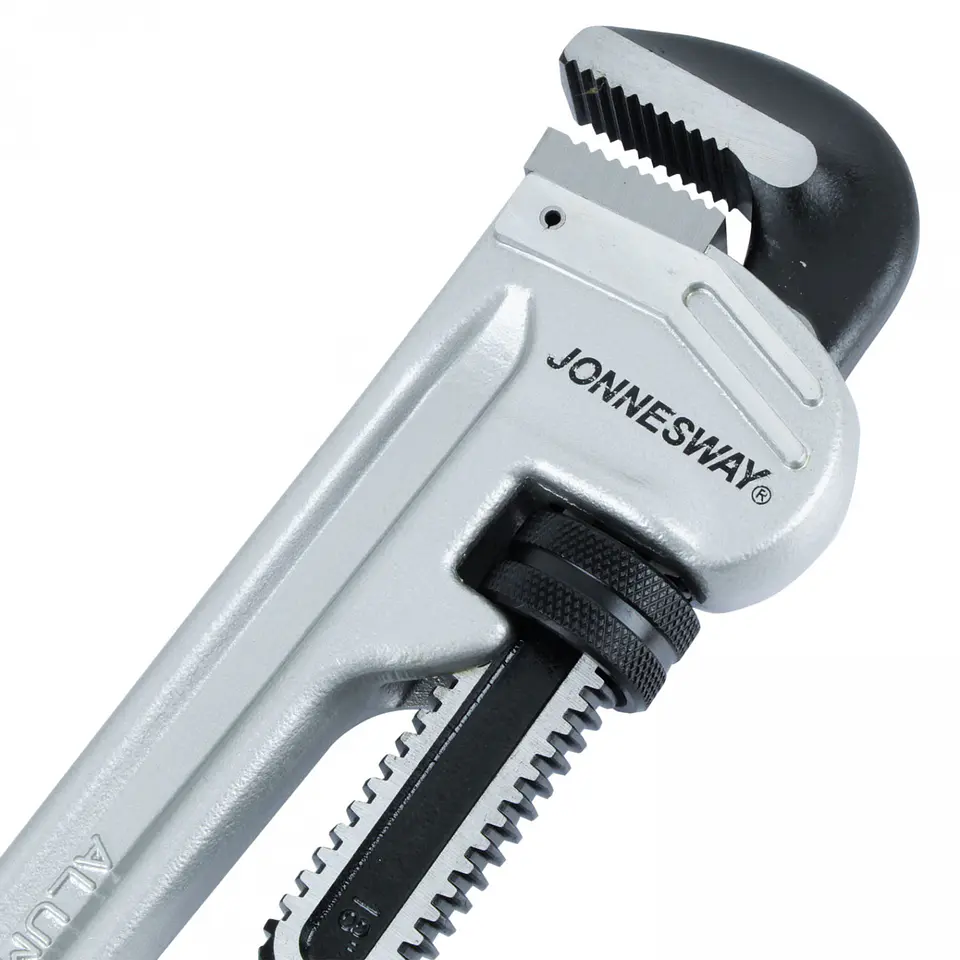 Llave Stillson de aluminio Jonnesway W28A18 – 18 pulgadas 4