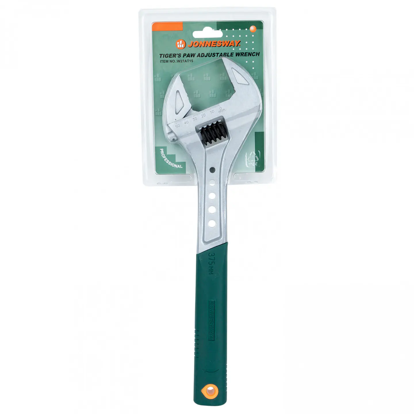 Llave francesa Jonnesway W27AT15 – 15 pulgadas con mango de goma 5