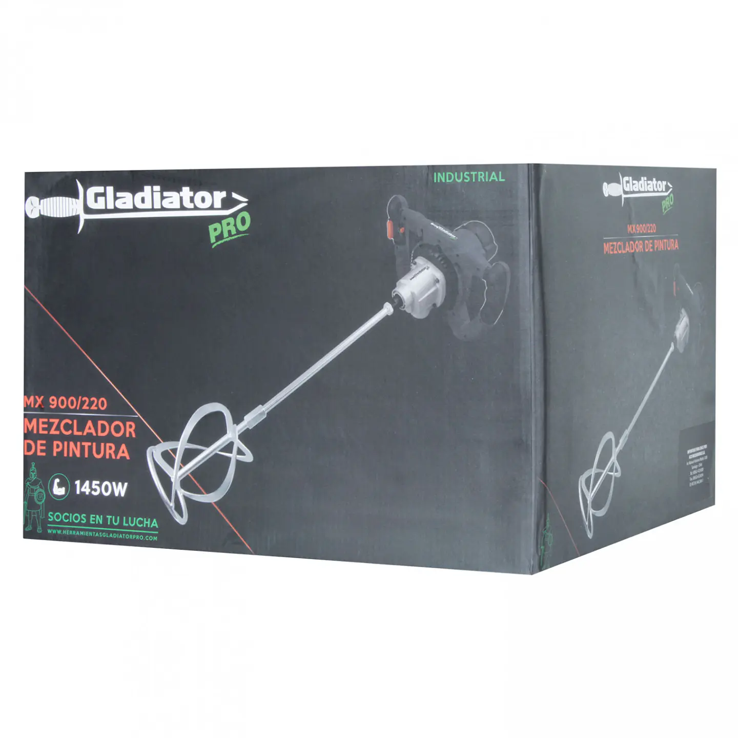 Mezclador de pintura Gladiator MX 900/220 – 1.500 W 16