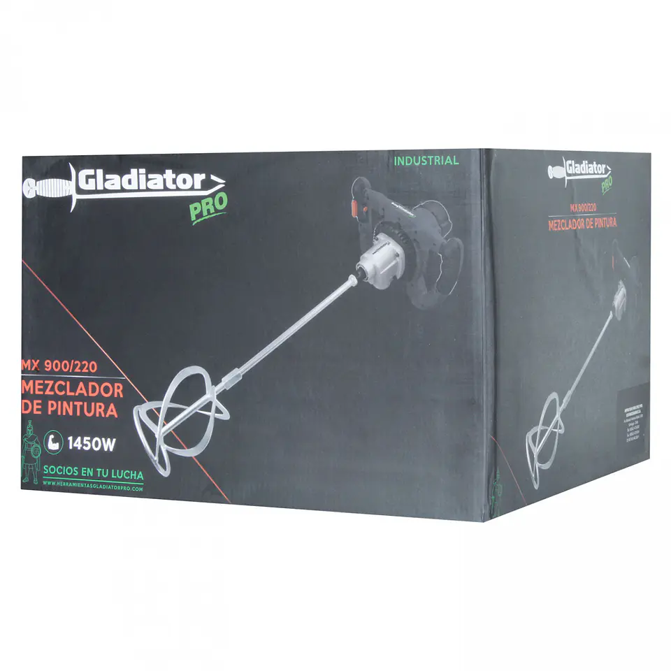 Mezclador de pintura Gladiator MX 900/220 – 1.500 W 16