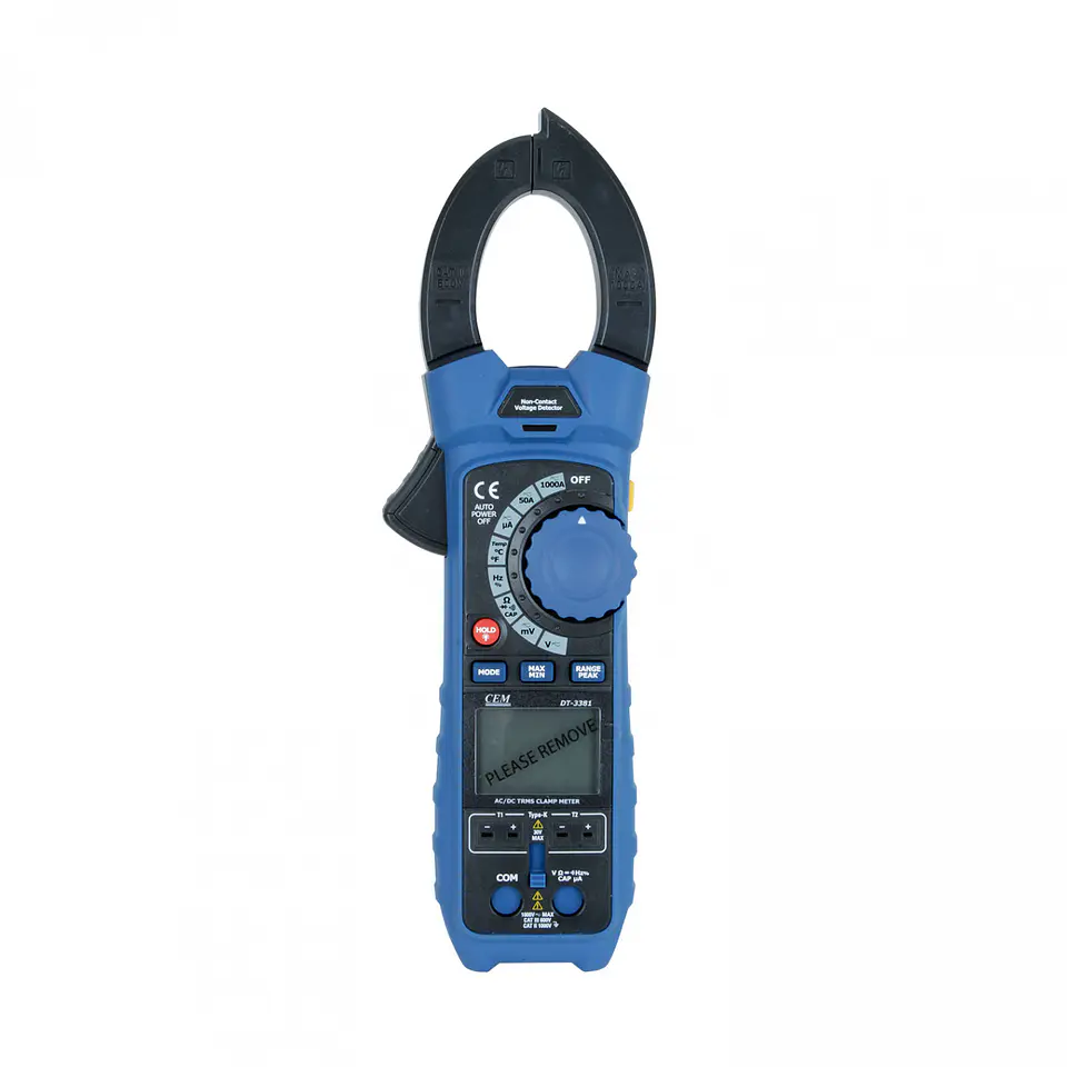 Pinza amperimétrica digital CEM DT-3381 – 1.000 A 4
