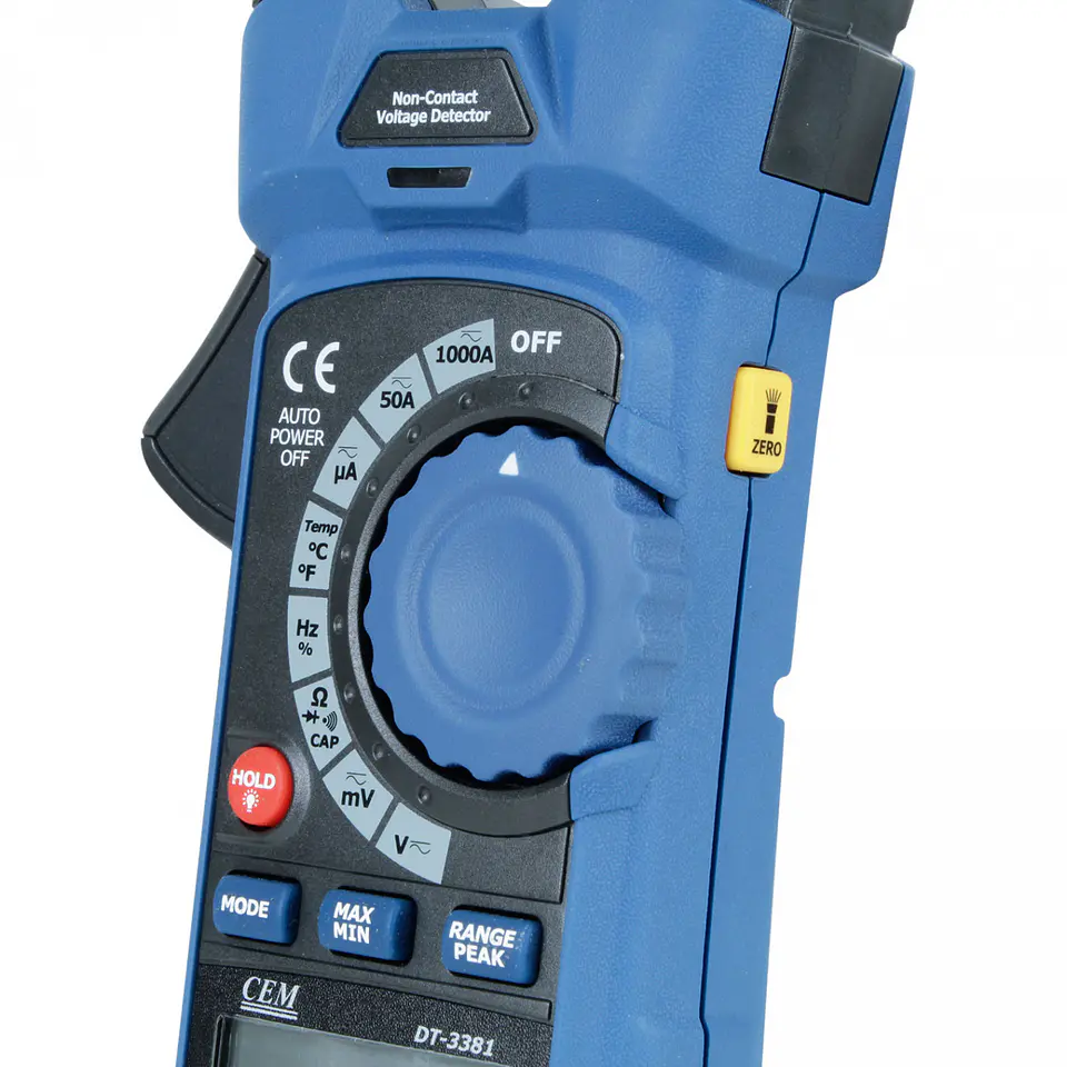 Pinza amperimétrica digital CEM DT-3381 – 1.000 A 5