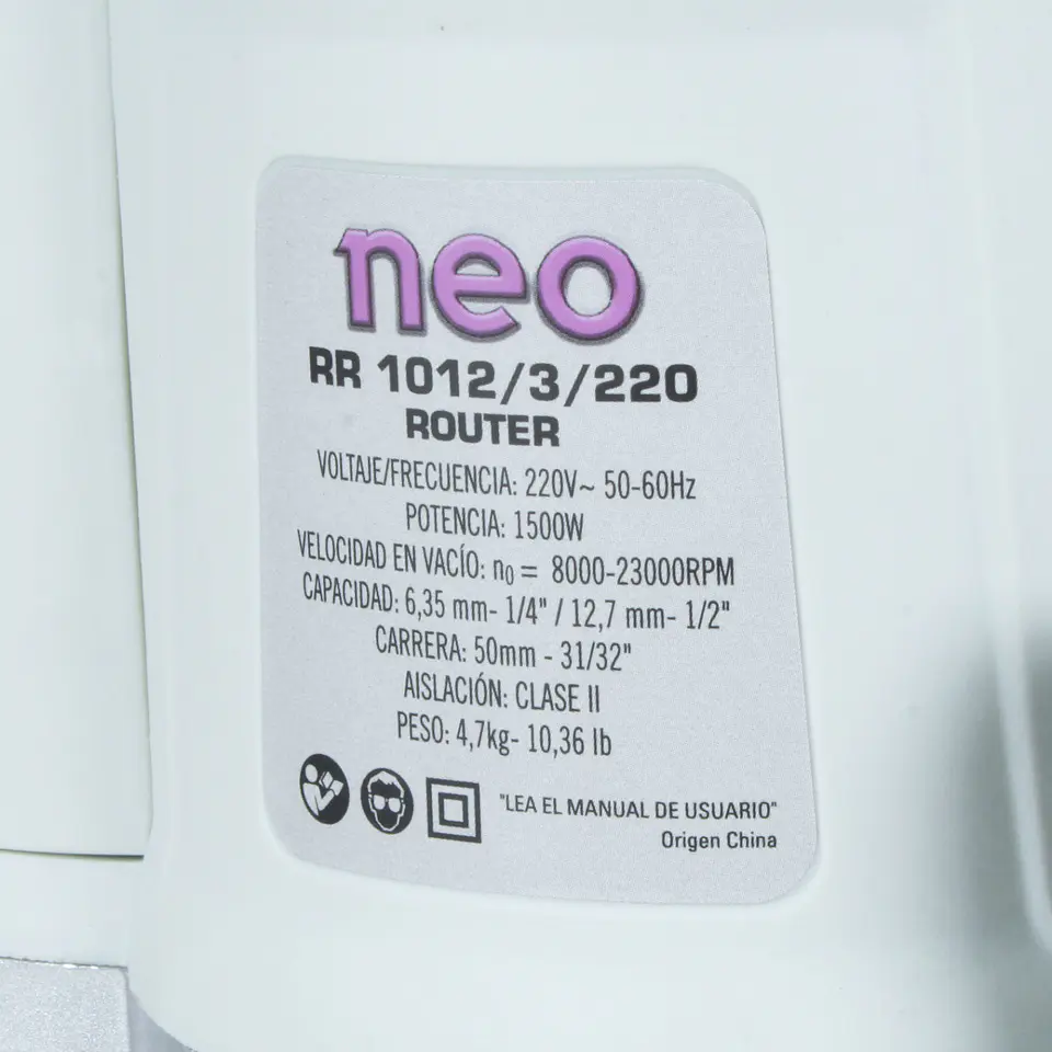 Rebajador tupí NEO RR 1012/3 – 1.500 W 14