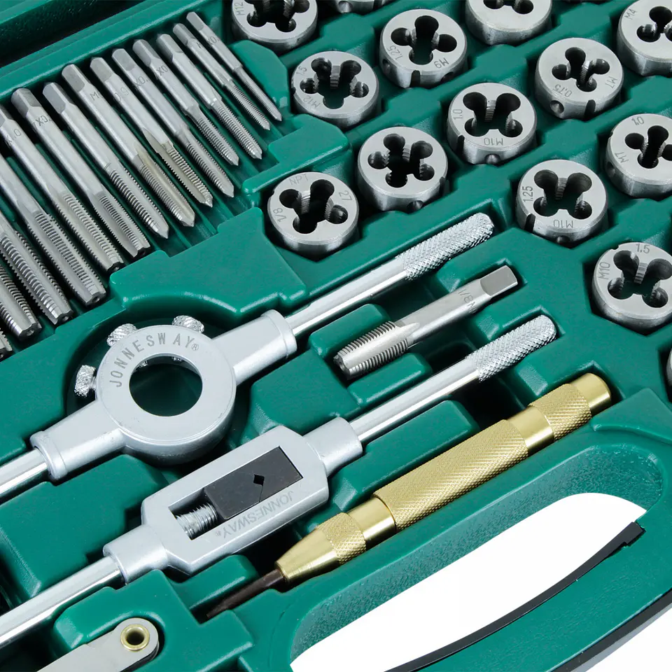 Kit de machos y terrajas métricas Jonnesway AG010229 – 50 piezas 4