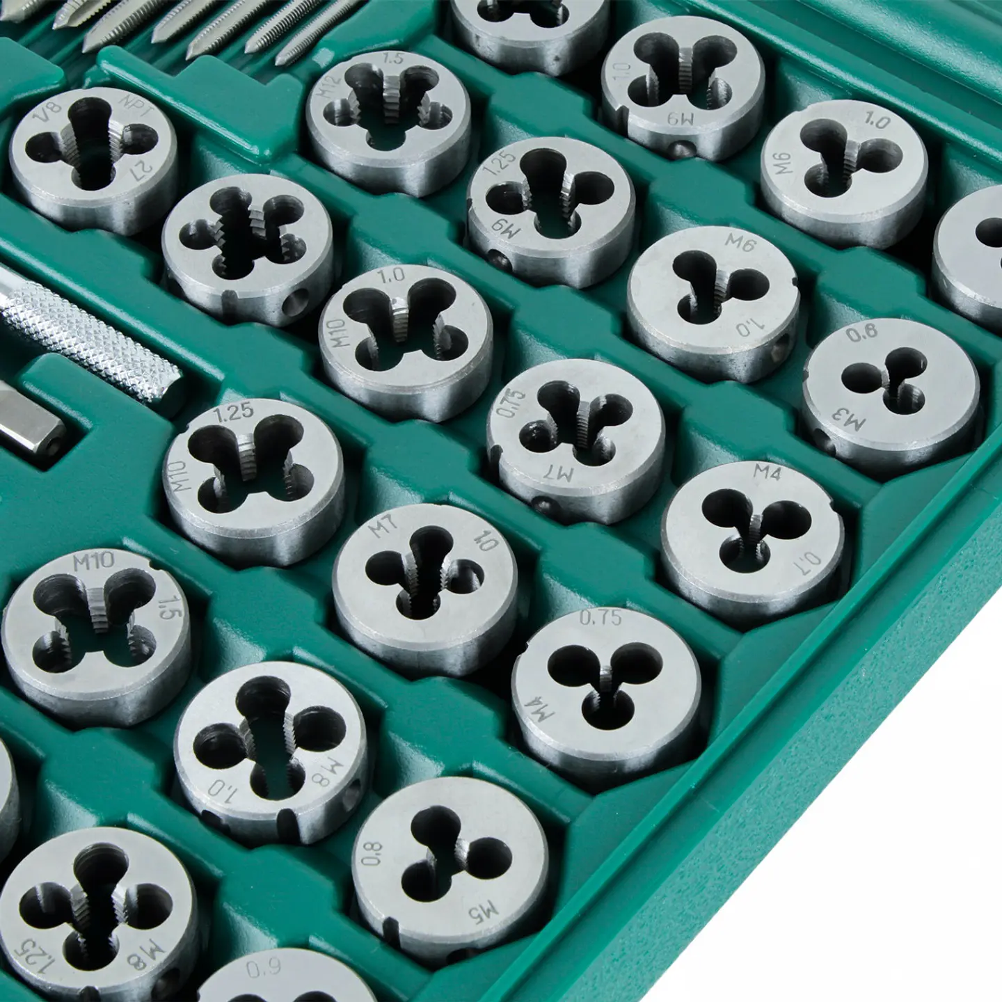 Kit de machos y terrajas métricas Jonnesway AG010229 – 50 piezas 5