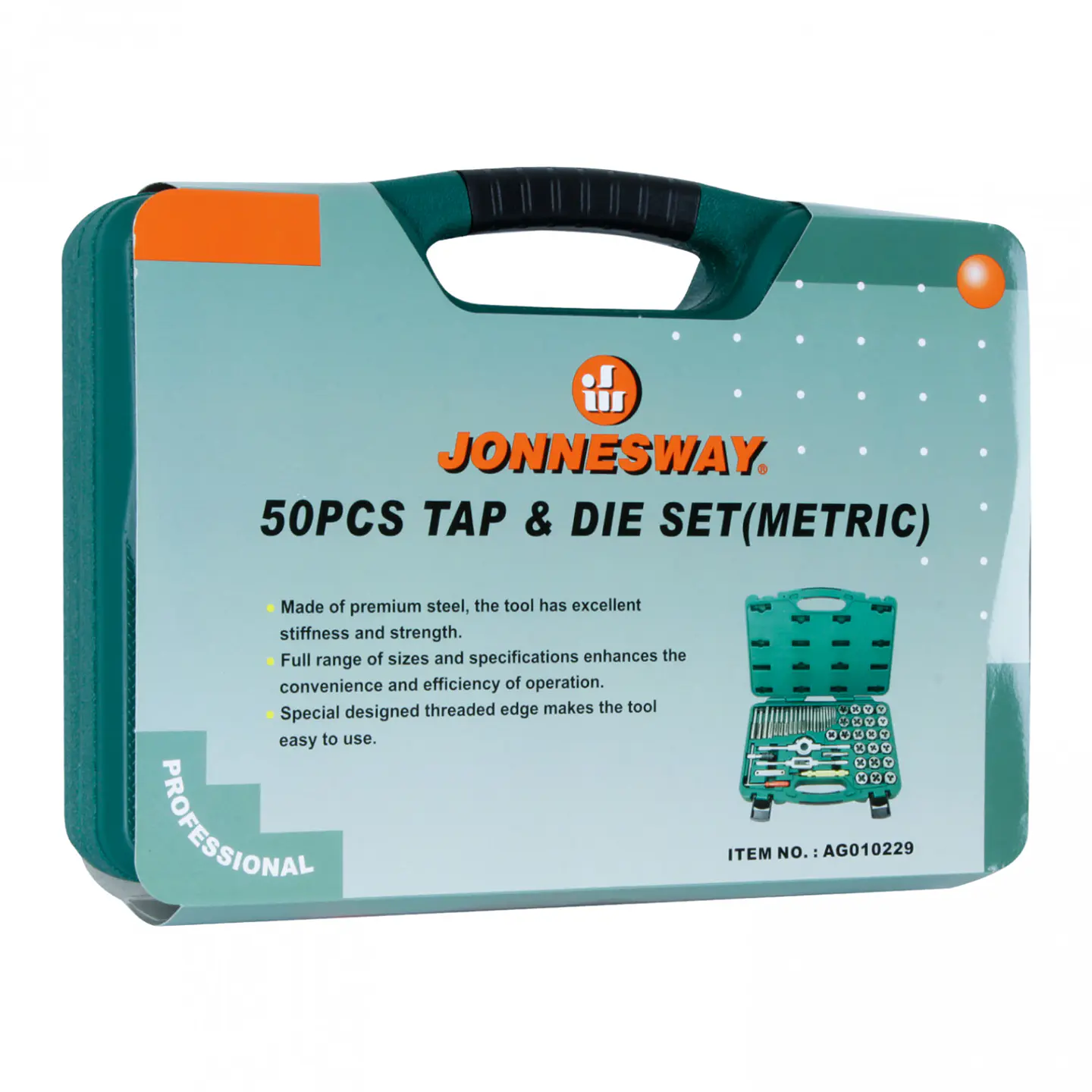 Kit de machos y terrajas métricas Jonnesway AG010229 – 50 piezas 11