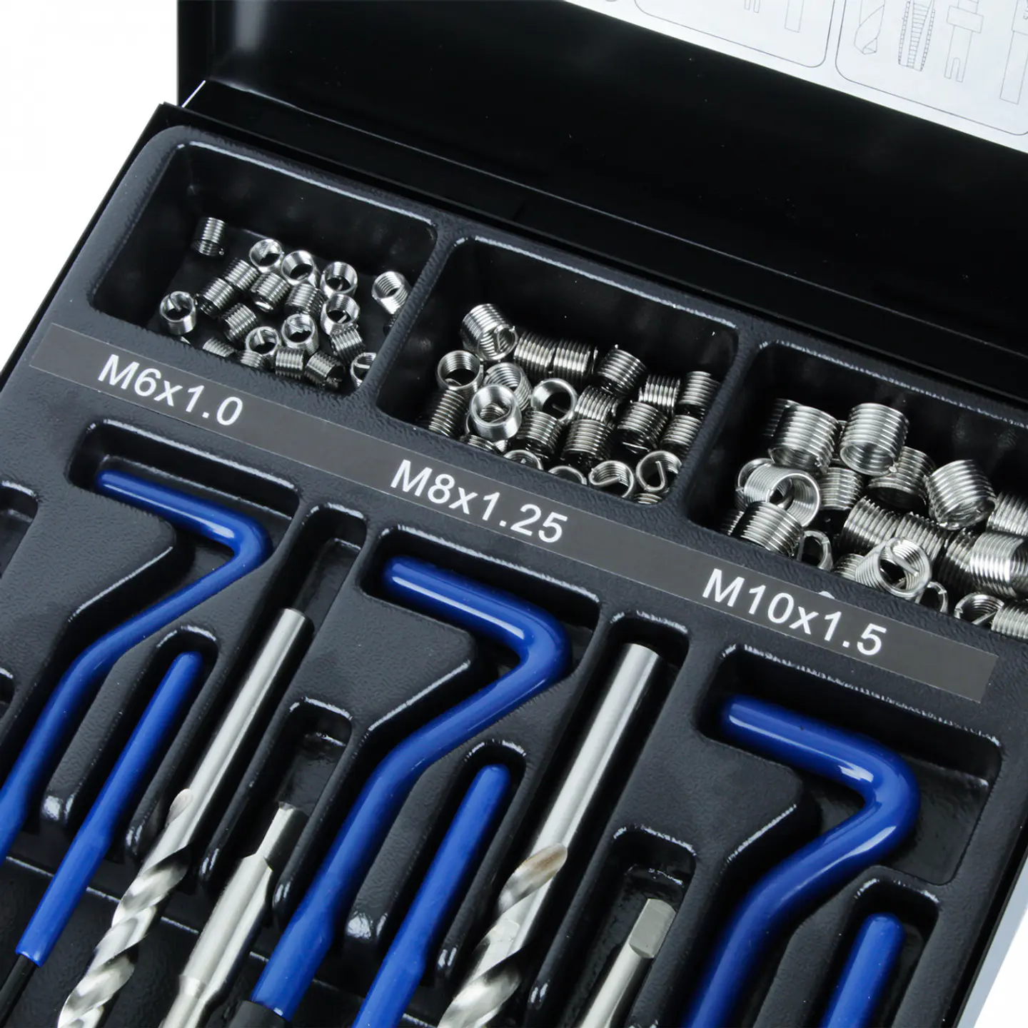 Kit de insertos reparadores de hilos Jonnesway AI060031 – 87 piezas 5
