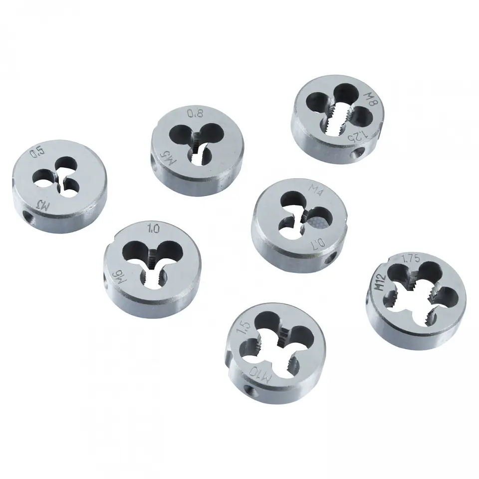 Kit de machos y terrajas métricas Jonnesway AG10002SC 4