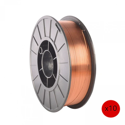 Pack de 10 rollos de alambre SDS Power E-70S – 0,8 mm, 5 kg