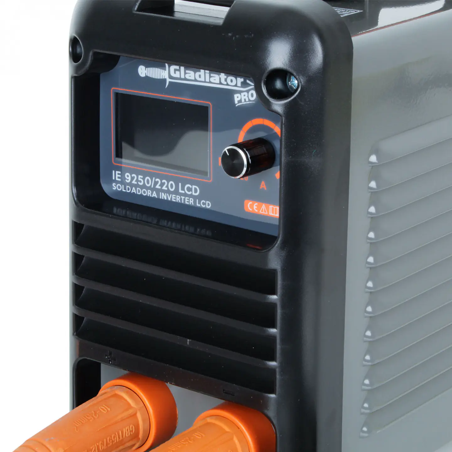 Soldadora inverter arco manual Gladiator IE 9250/220 LCD – 250 A 6
