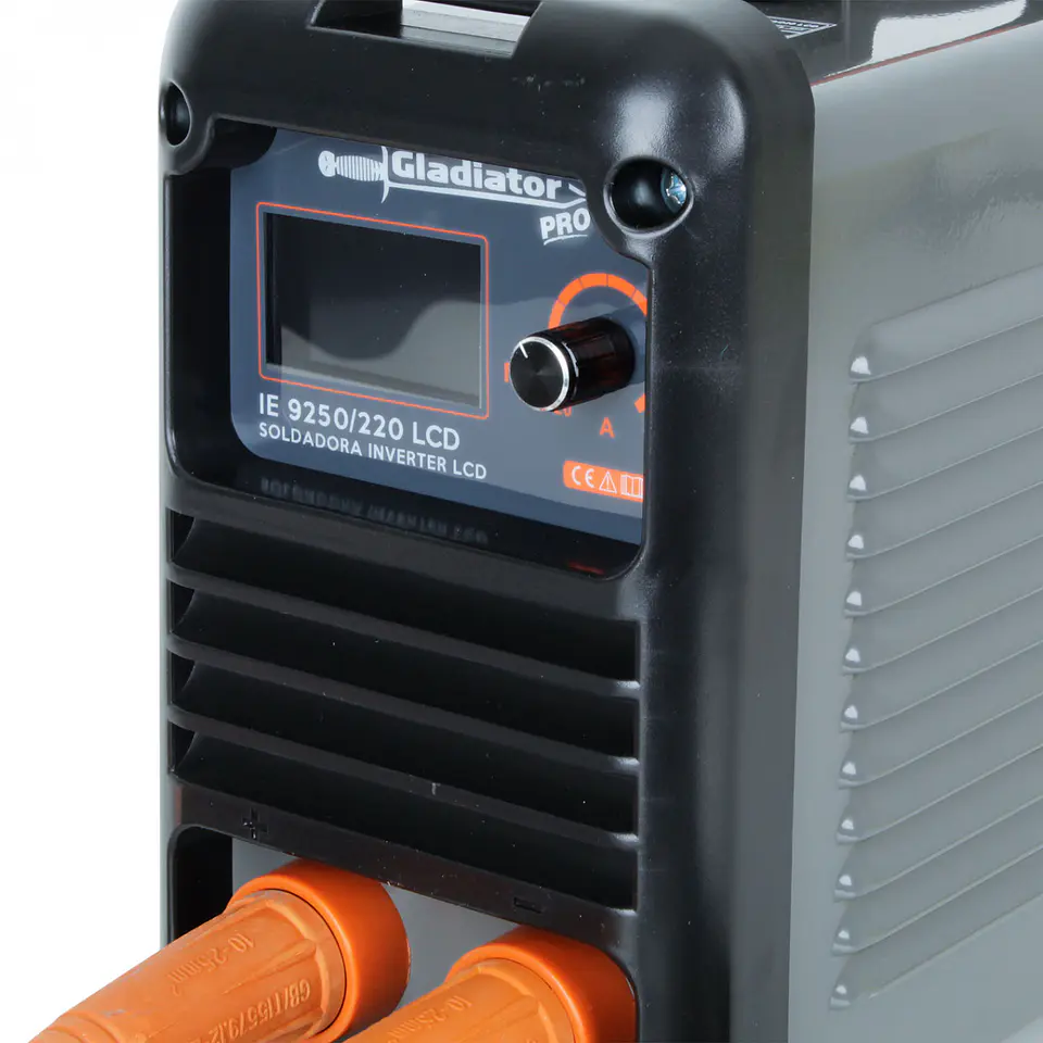 Soldadora inverter arco manual Gladiator IE 9250/220 LCD – 250 A 6