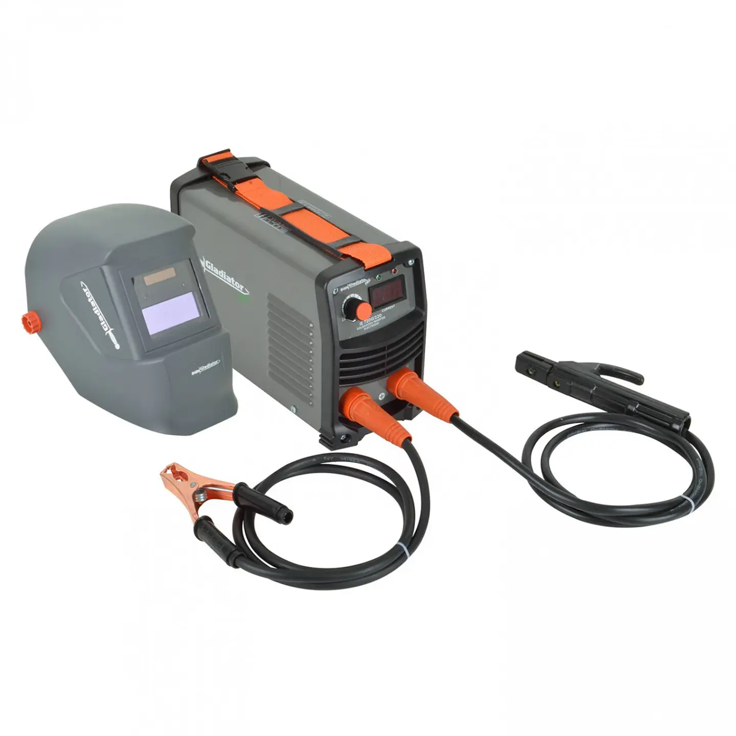 Kit soldadora inverter Gladiator IE 7200/220 KM – 200 A con máscara 2