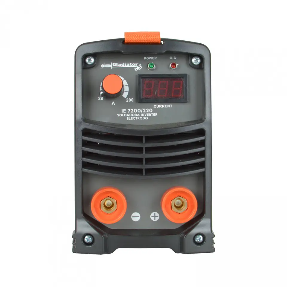 Kit soldadora inverter Gladiator IE 7200/220 KM – 200 A con máscara 4