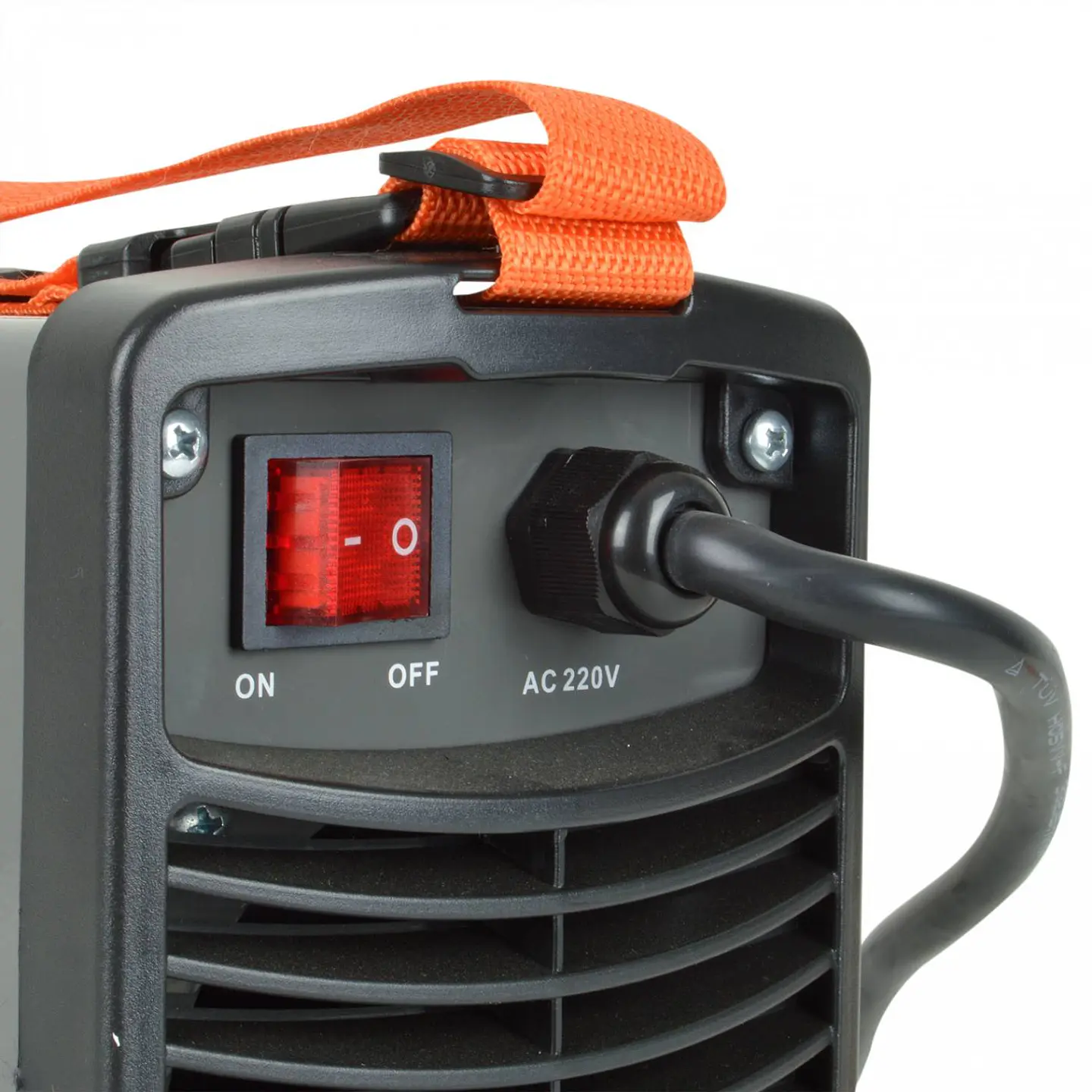 Kit soldadora inverter Gladiator IE 7200/220 KM – 200 A con máscara 8