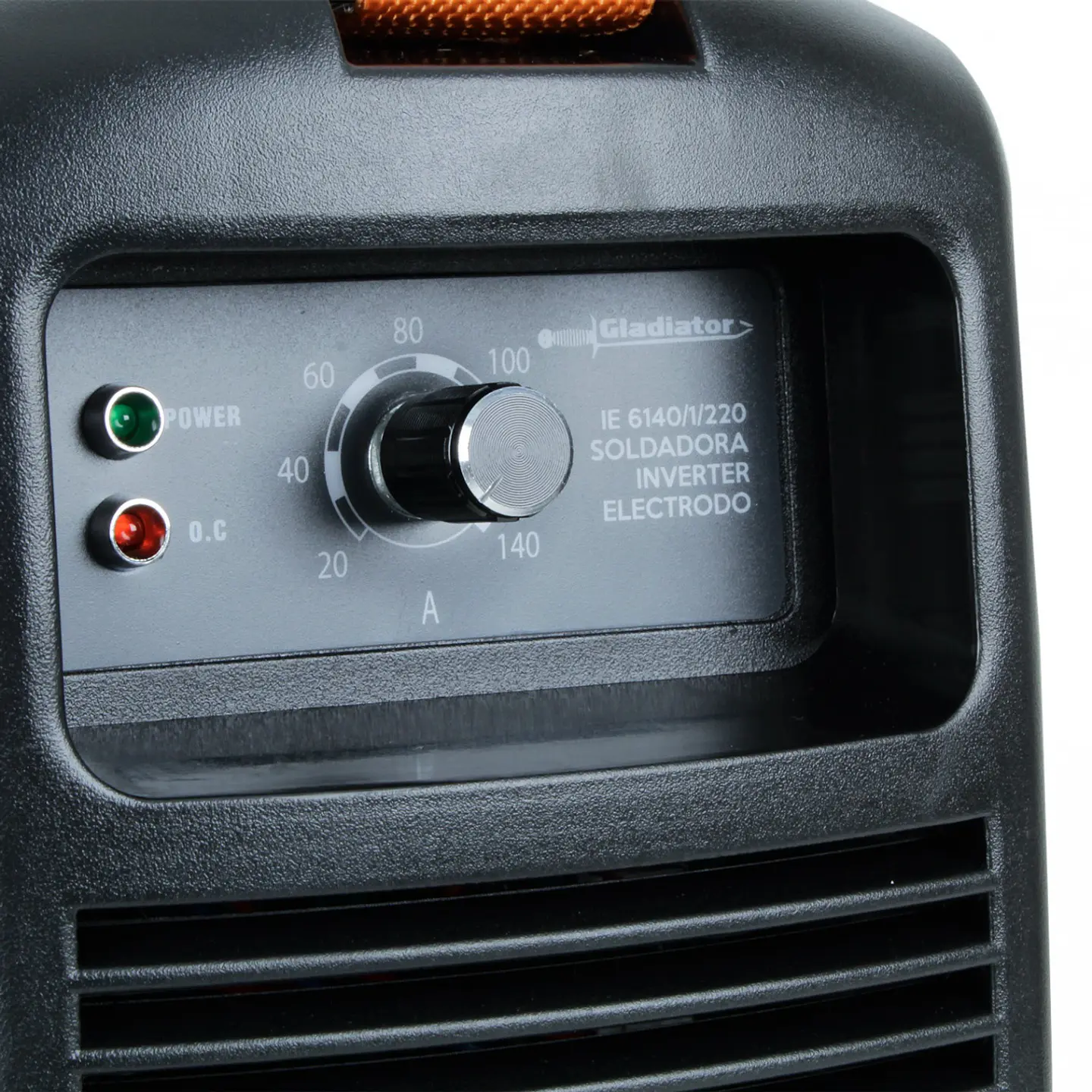 Soldadora inverter arco manual Gladiator IE 6140/1/220 – 140 A 6