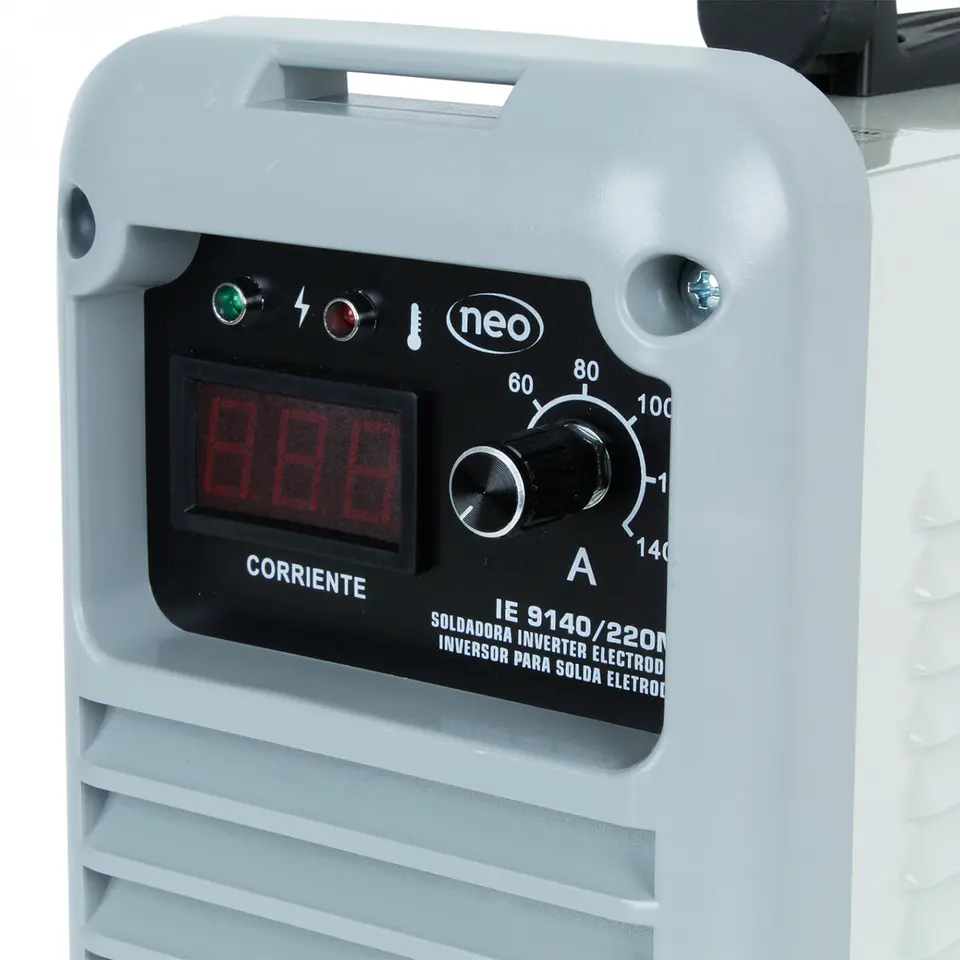 Soldadora inverter arco manual Neo IE 9140/220M – 140 A 6